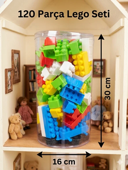 120 parça Asetat Kutuda Lego Seti Araba Parçalı ürün görseli 1