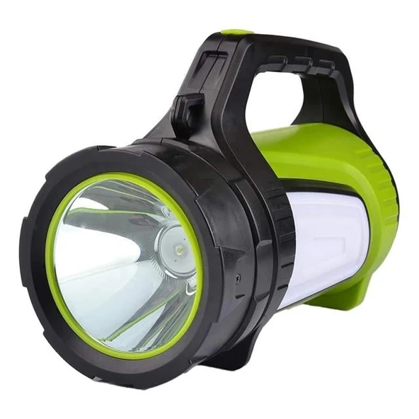 Powermaster Ledli Uzun Menzilli Kamp Tipi Şarjlı Işıldak Fener JS-881C ürün görseli 1