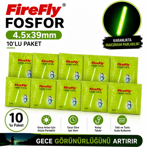 Firefly Fosfor 4.5*39mm 10lu Paket ürün görseli 1