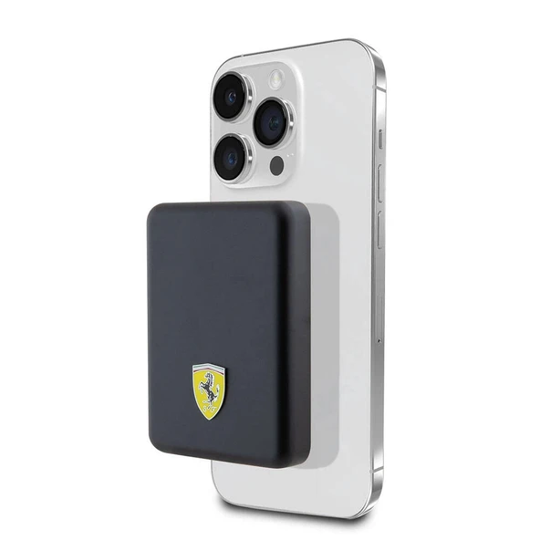 Ferrari Led Işıklı Göstergeli M-safe Magnetik Orjinal Lisanslı Powerbank 5000 Mah ürün görseli 1
