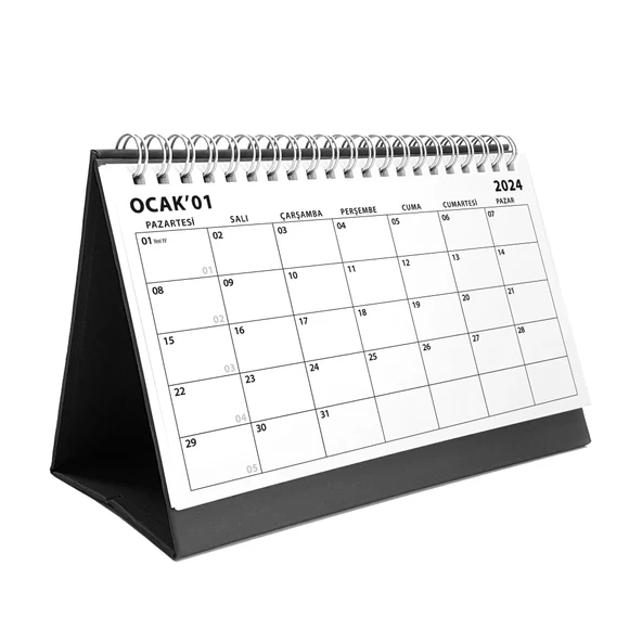 2027 Masa Takvimi, Aylık Planlama, 2027 Takvimi, 2027 Desk Calendar, Monthly Planning, 2027 Calendar ürün görseli 1