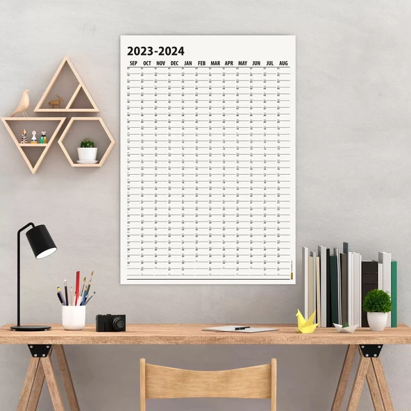 Eylül Başlangıç 2026 - 2027 Akademik Takvim, Akademik Planlayıcı Takvim, Duvar Takvimi ürün görseli 1