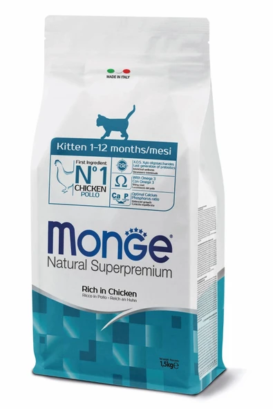 Monge Kitten Tavuklu Yavru Kedi Maması 1,5 Kg ürün görseli 1