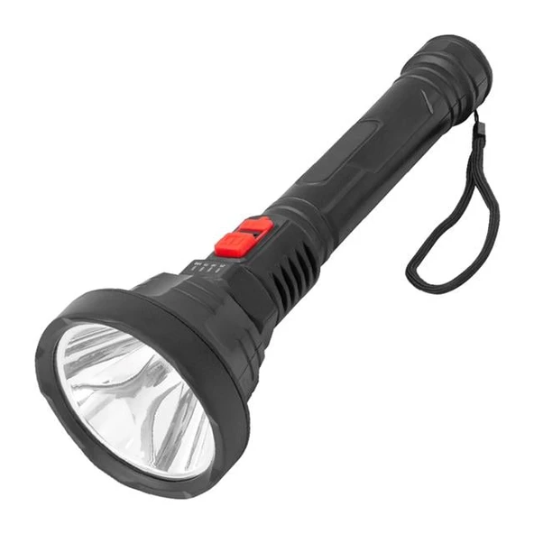 Powermaster L-826 USB Şarjlı 3 Kademeli 500 Lümen Led El Feneri ürün görseli 1