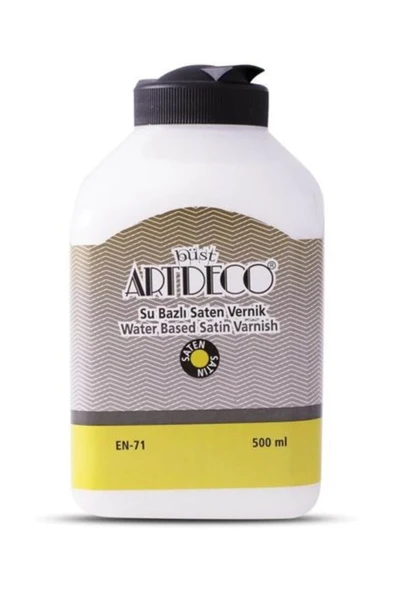 Artdeco 500 Ml Su Bazlı Saten Vernik - Resim 2