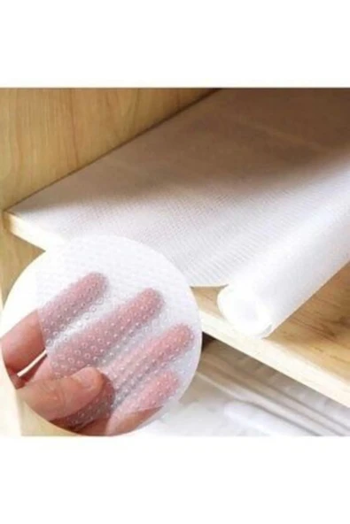 Sermat Sılver Eva Shelf Liner Şeffaf Kaydırmaz Raf Dolap Ve Çekmece Örtüsü 45 Cm X 10 Metre Royaleks-RF50 ürün görseli 1