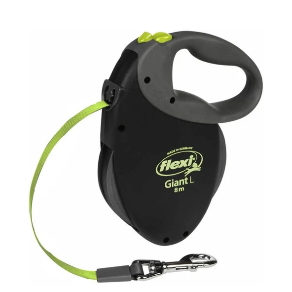 Flexi Neon Otomatik Şerit Tasma XL Giant 8 mt ürün görseli 1