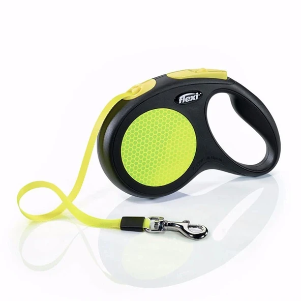 Flexi Şerit Otomatik Tasma Medium Neon 5 mt ürün görseli 1