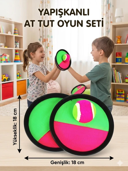 At Tut Oyunu Eğlenceli Tasarım 2 Kişilik Spor Oyuncağı 18 cm ürün görseli 1