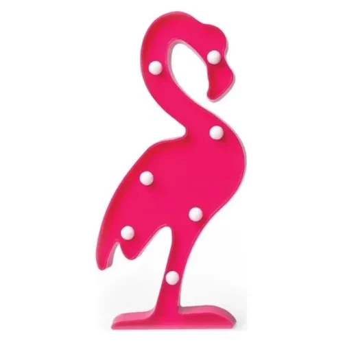 Led Işıklı Flamingo Gece Lambası - Resim 4