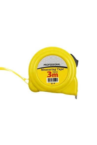 Profesyonel Şerit Metre Mezura 3 Metre 19 mm ürün görseli 1