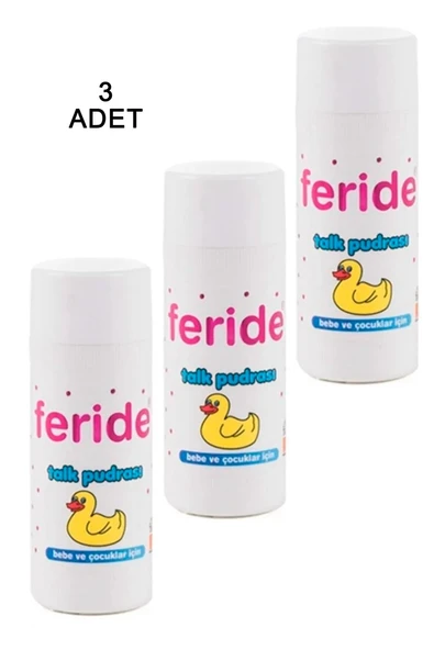 Feride Serpme Talk Pudrası 75 Gr. 3 Adet ürün görseli 1