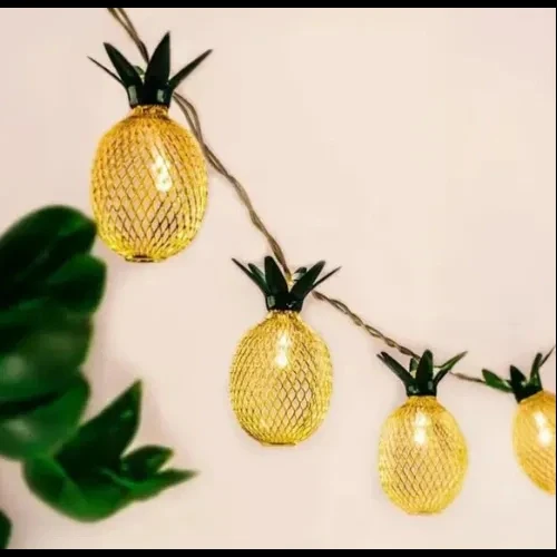 2 Metre 10 LED Pilli 2 Kademeli Ananas Led Işık ürün görseli 1