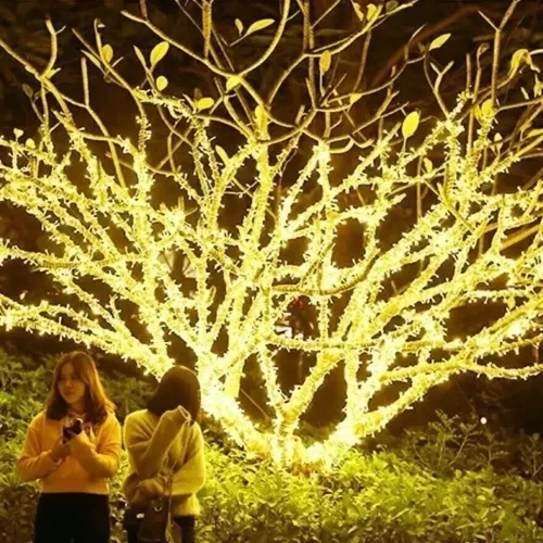 Solar Peri Led 20m 200 Led Gün Işığı - Resim 2