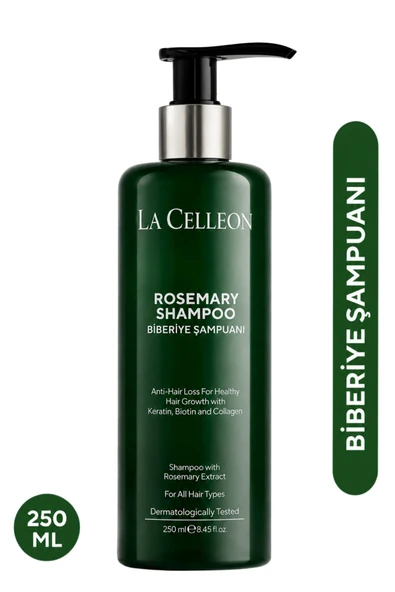 La Celleon Biberiye Saç Bakım Şampuanı 250 ml | Keratin, Biotin ve Hidrolize Kolajen ürün görseli 1