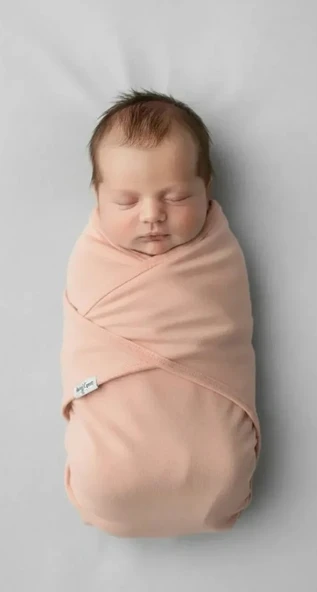 BabyJem Pratik Penye Kundak 938 Somon ürün görseli 1