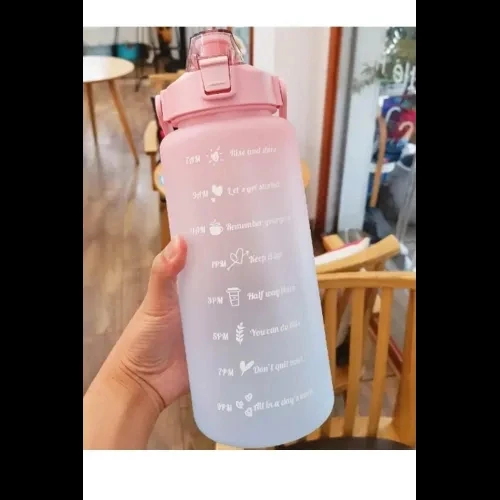 Günlük Motivasyon Su Matarası 2 Litre ürün görseli 1