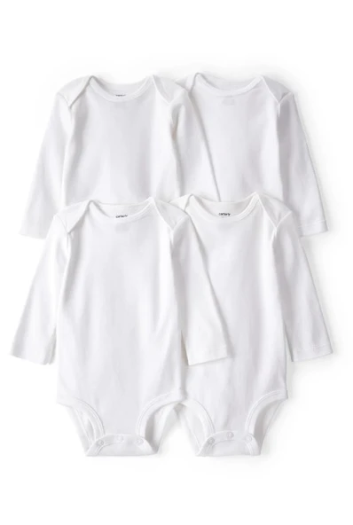 Carters Layette Bebek 4lü Beyaz Body Set LS 1L930610 Beyaz ürün görseli 1