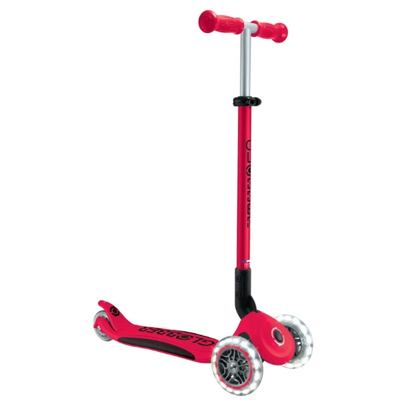 Globber Elite Deluxe Işıklı Scooter Kırmızı ürün görseli 1