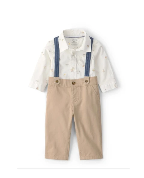 Carters Erkek Bebek Body Pantolon Set 1U634910 Bej ürün görseli 1