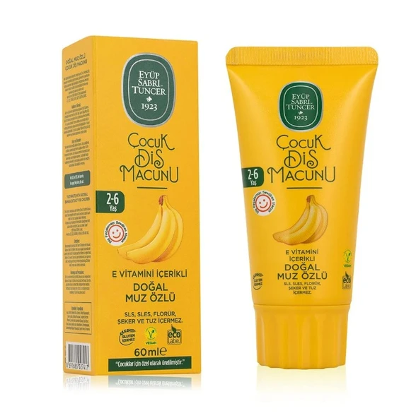 Eyüp Sabri Tuncer Çocuk Diş Macunu 60 ml Muz ürün görseli 1