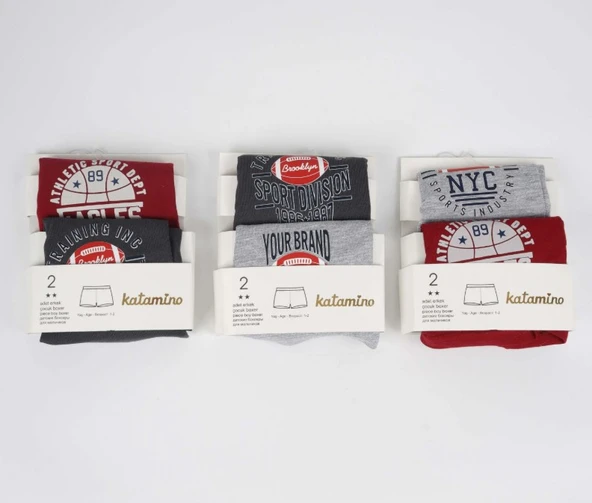 Katamino Division  Erkek 2li  Boxer Set K128235 Asorti ürün görseli 1