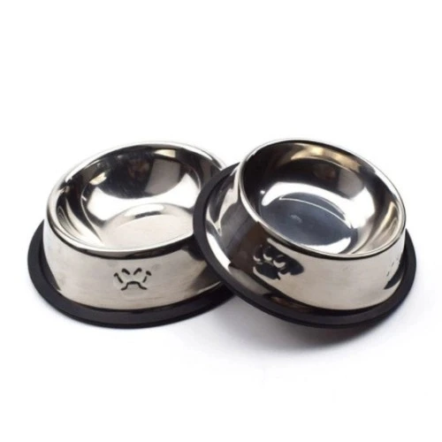 Paslanmaz Çelik Metal Mama Kabı 18 cm. - Resim 3