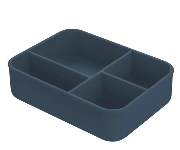 OiOi Beslenme Kutusu Bento Deep Blue - Resim 4