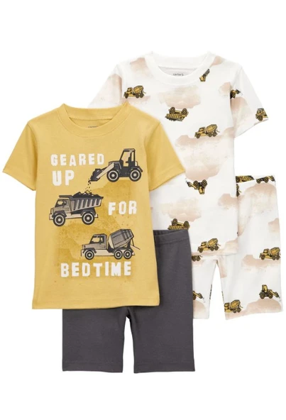 Carters Erkek Bebek Pijama Set 4lü Paket 1S389010 Renkli ürün görseli 1