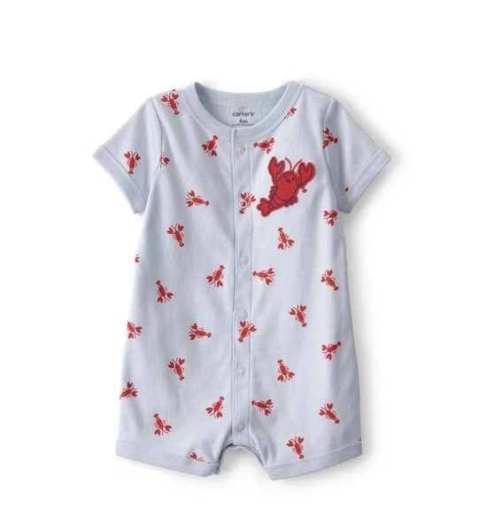 Carters Erkek Bebek Kısa Tulum 1V070610 Mavi ürün görseli 1
