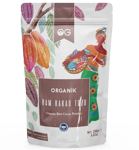 OG Natural Organik Ham Kakao Tozu 250 Gr ürün görseli 1