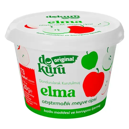 Dokuru Original Elma Atıştırmalık Meyve Cipsi 20gr ürün görseli 1