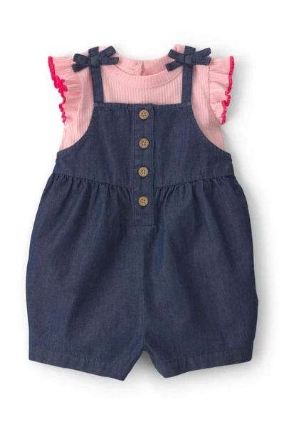 Carters Kız Bebek Salopet Set 1U563510 Mavi ürün görseli 1