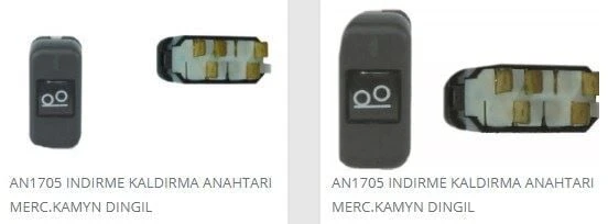 VERTEX DINGIL INDIRME KALDIRMA ANAHTARI MERCEDES KAMYON AN5513 - AN1705 ürün görseli 1