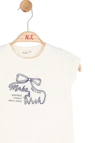 NK Wish Tshirt 31603 Krem - Resim 2