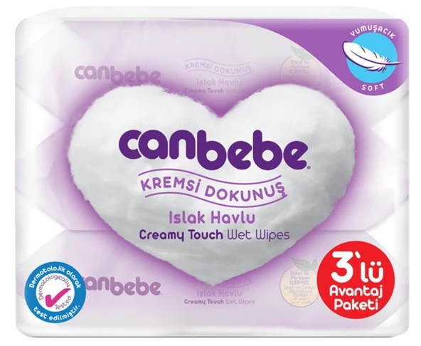 Canbebe Islak Havlu Mendil 3'Lü ürün görseli 1