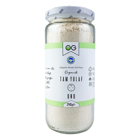 OG Natural Organik Tam Yulaf Unu 240gr ürün görseli 1