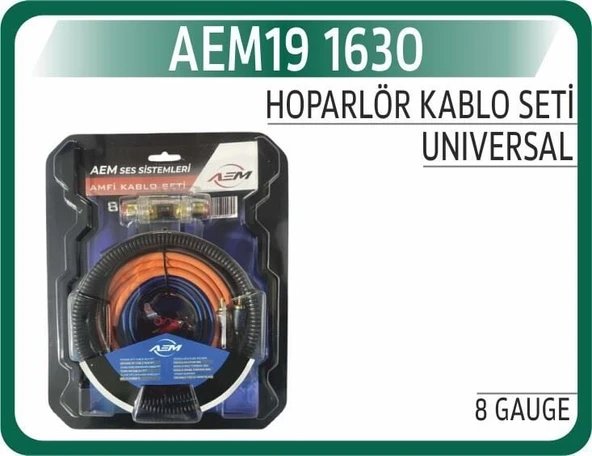 AEM AMFİ KABLO SETİ 8GA ürün görseli 1