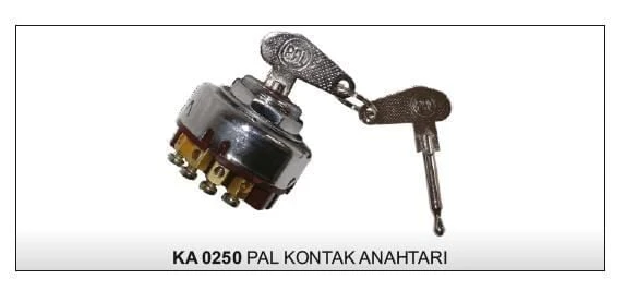 VERTEX KONTAK ANAHTARI PAL TİP ürün görseli 1