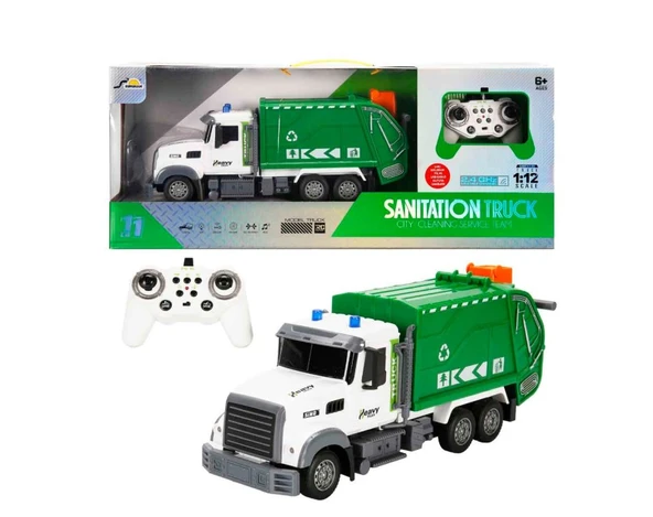 Sunman Uzaktan Kumandalı Çöp Kamyonu S00005091 ürün görseli 1