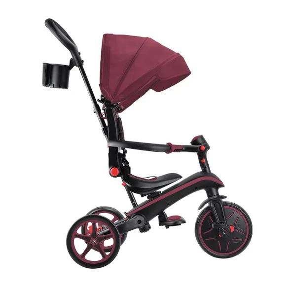 Globber Explorer 4in1 Katlanabilir Bisiklet Bordo - Resim 2