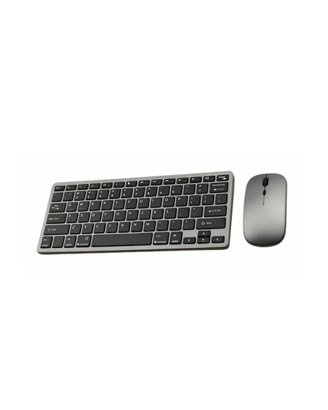 Kablosuz Bluetooth Klavye Mouse Seti Şarjlı Tablet Laptop Uyumlu - Resim 2