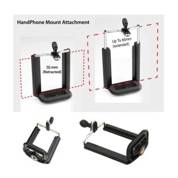 Cep Telefonu Tripod Bağlantı Aparatı ürün görseli 1