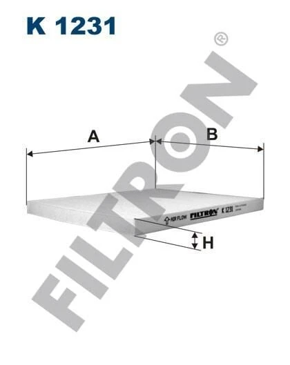 FILTRON POLEN FILTRESI KIA CERATO I(LD) 2005- SORENTO II(XM) 2010- ürün görseli 1
