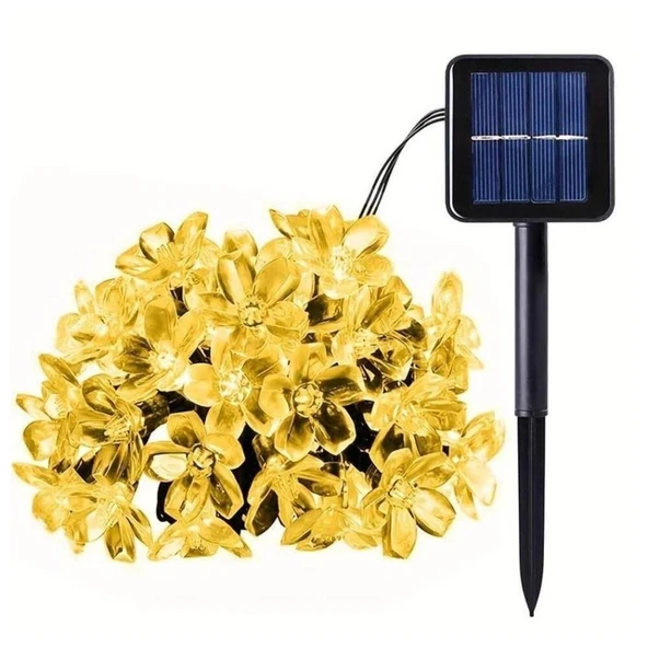 Solar 5m 50 Led Papatya Gün Işığı 8 Fonksiyonlu ürün görseli 1