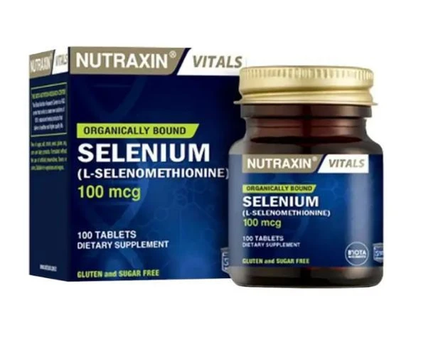Nutraxin Selenium 100 mcg 100 Tablet ürün görseli 1