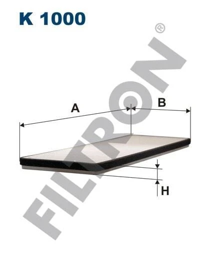 FILTRON POLEN FILTRESI OPEL ASTRA F 1.4İ-1.6İ-1.8İ16V ürün görseli 1