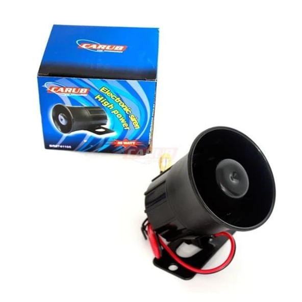 CARUB SİREN 12V 20W GÜVENLİK  6 SESLİ 4.8CM ürün görseli 1