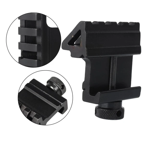 Taktik 45 Derece Açı Ofset Yan Adaptörü Rts 20mm Picatinny Ray ürün görseli 1