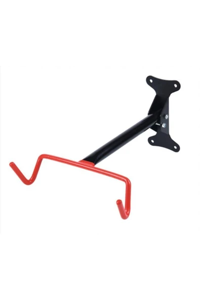 Bisiklet Duvar Askısı Hs-017A Çift Kancalı Ayarlı Kolay Montaj 30 kg taşıma kapasiteli ürün görseli 1